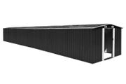 Garden Shed Anthracite 257x990x181 cm Galvanised steel