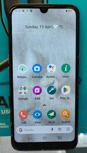Doro 8100 Senior Phone 32GB Grey Unlocked (Cracked Screen) Works Perfect Grey