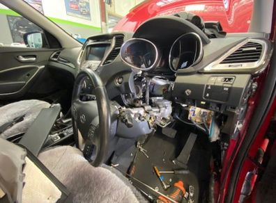 Hyundai steering column knock clunk noise repair