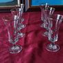 6 Pieces Irish Shamrock Gold Rimmed Footed Shot Glasses Image 6