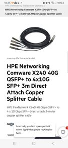 Hewlett Packard Enterprise 40G QSFP+