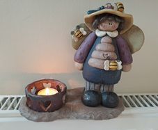Crazy Mountain June Candle holder bee keeper