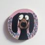 Hand painted wooden magnet Image 2