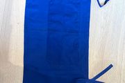 Blue Half Apron With Pockets