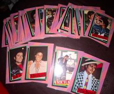 Michael jackson collector cards