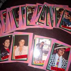 Michael jackson collector cards