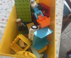 Large Lego Duplo mix with characters and animas etc