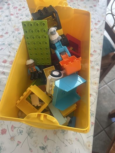 Large Lego Duplo mix with characters and animas etc