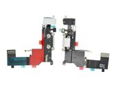 Dock Connector Charging Port and Headphone Jack Flex Cable for iPhone 5S - White