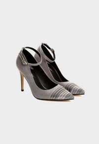 Stunning Grey Heels size 6