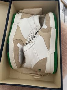 Zespa high top trainers with green detail 38.5uk