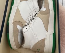 Zespa high top trainers with green detail 38.5uk