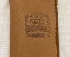 Abys genuine leather travel wallet - brand new