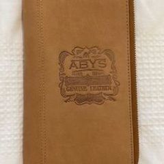 Abys genuine leather travel wallet - brand new