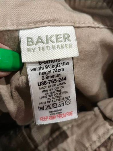 Baker by Ted Baker baby shorty dungarees