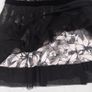Karen Millen Black Beige Floral Sheer Tulle Mini Skirt 12UK/40EU Image 6