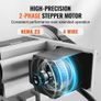 Dividing Head, K11-100mm 3-Jaw Chuck, CNC Router Milling Machine Rotational Axis 4th Axis A Axis Indexing Head, 66 mm(2.6")/65 mm Center Height MT2 Tailstock 6:1 Gear Ratio, Universal for Engraving Image 4