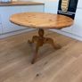 Kitchen Table - Pine - Rustic - Circular. Image 4