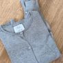 Zara Girls Grey Pearl Button Cardigan Image 3