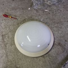 Surface mounted light fitting.
