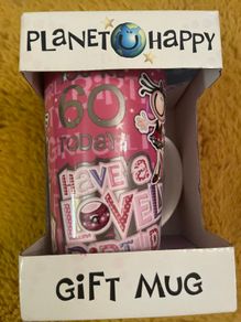 New 60th Gift Mug