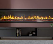 Media Wall Fireplace - Everflame 42"