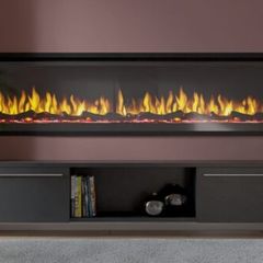 Media Wall Fireplace - Everflame 42"