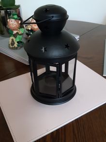 Lantern metal and glass