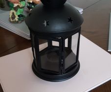 Lantern metal and glass