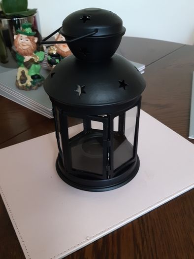 Lantern metal and glass