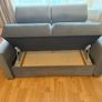 Stunning 3+2 Seater Grey Sofa Set (Sofa Bed+Storage) Image 4