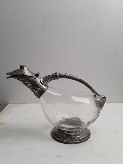 French Carafe in shape of duck