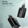 Ugreen QC 3.0 Dual USB Fast Charger 36W Wall Charger EU/UK Plug  (Brand New/Warranty) Image 9