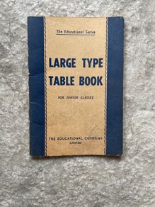 Vintage School Book