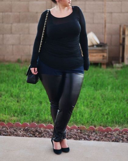 Plus sizes Black leggins