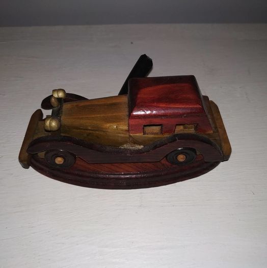 Vintage Wooden Car - Pen holder