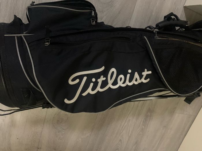 Tiltiest stand golf bag w rain cover