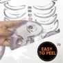 10 sheets Reusable Halloween Party decoration,76pcs Halloween Window stickers,Skeleton and Ghost Window Decals for Halloween Party Decoration Image 4