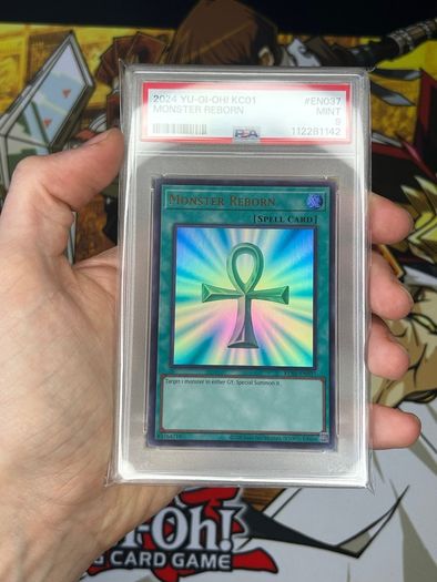 YuGiOh! Monster Reborn PSA 9 | KC01 Japanese Art in the TCG