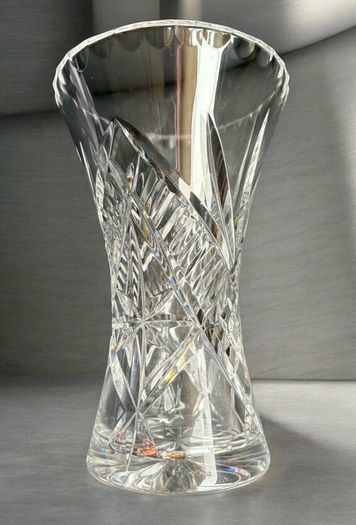 Vintage Lead Crystal Vase 30 Percent PbO Premium Quality