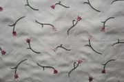 Embroidered fabric