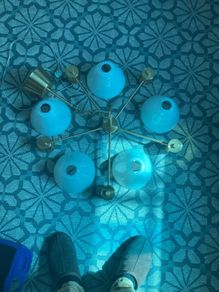 5 arm chandelier
