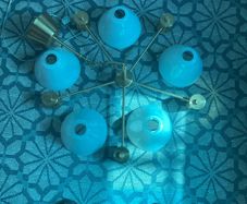 5 arm chandelier