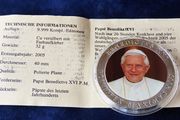 Pope Benedict 2005 with certificate