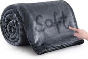 Silk Touch Warm Fleece Blankets - Teal Throws for Sofa Fluffy Blanket Bed Throw for Bedroom, Couch, Travel, Kids (MULTIPLE COLOURS, SIZES)