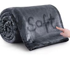 Silk Touch Warm Fleece Blankets - Teal Throws for Sofa Fluffy Blanket Bed Throw for Bedroom, Couch, Travel, Kids (MULTIPLE COLOURS, SIZES)