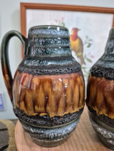 West german pair of jugs