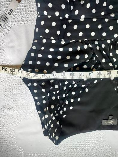 Black and White polkadot dress size 16 - 18 Postage included