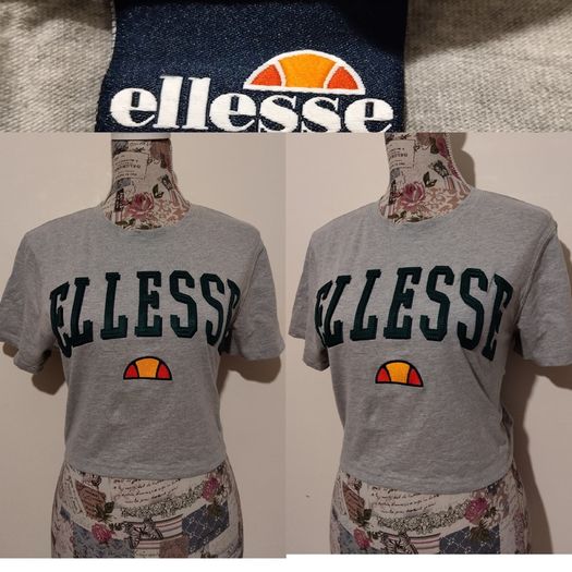 Ellesse Grey Crop Top