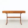 Mid century modern danish teak desk George petersens Image 4